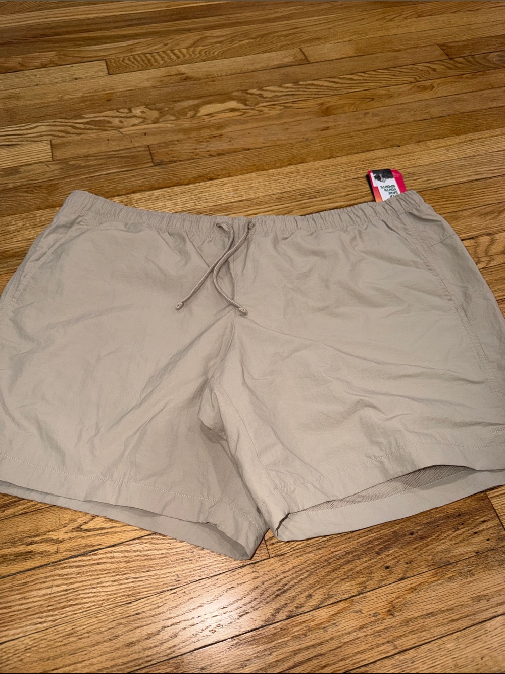 DSG Men's Drawstring Athletic Shorts — Beige